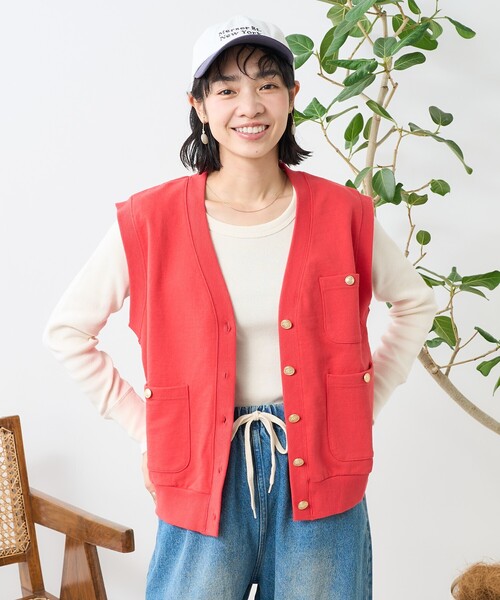 FREAK'S STORE（フリークスストア） ベスト ジレ 金釦 コンパクト