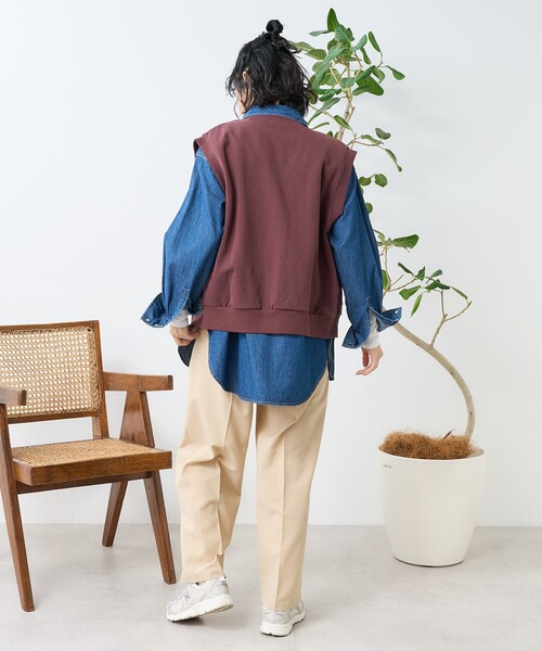 FREAK'S STORE（フリークスストア） ベスト ジレ 夏 金釦 コンパクト