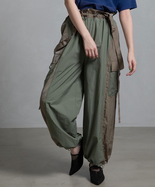 MARECHAL TERRE カーゴパンツ サスペンダー付きカーゴパンツ