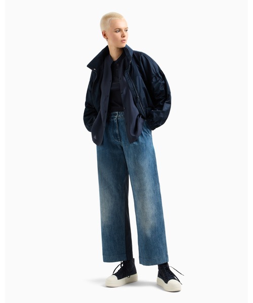 ブラウス シャツ 「A|X アルマーニ エクスチェンジ」「オンライン限定」スタンドカラーシャツ レディース ARMANI EXCHANGE ブラウス シャツ 「A|X アルマーニ