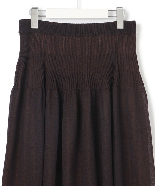 23区（ニジュウサンク） スカート 「洗える」シャイニーシアーニット