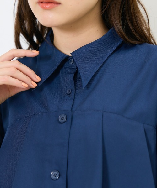 And Couture ブラウス シャツ ヨークデザインタックシャツ