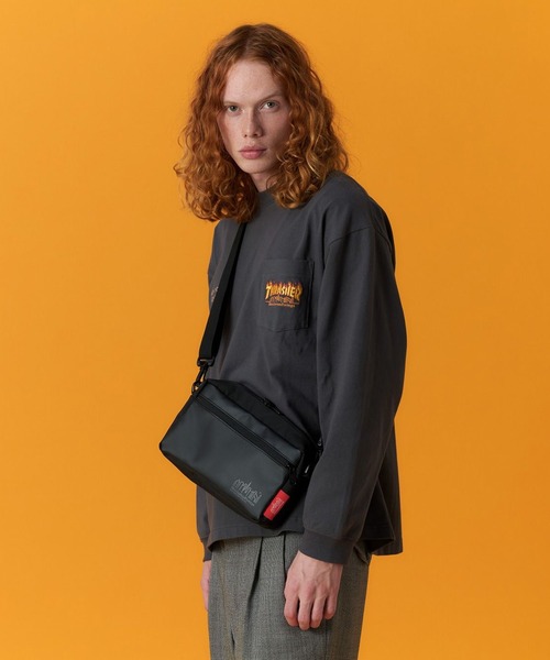 大幅に値下げしました‼️Manhattan Portage 黒 ショルダーバック Manhattan Portage ショルダーバッグ Portage/マンハッタン
