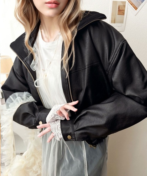 「Java」 ブルゾン SMALL ブラック レディース_画像4