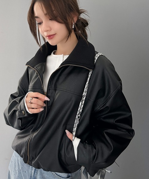 「Java」 ブルゾン SMALL ブラック レディース_画像5