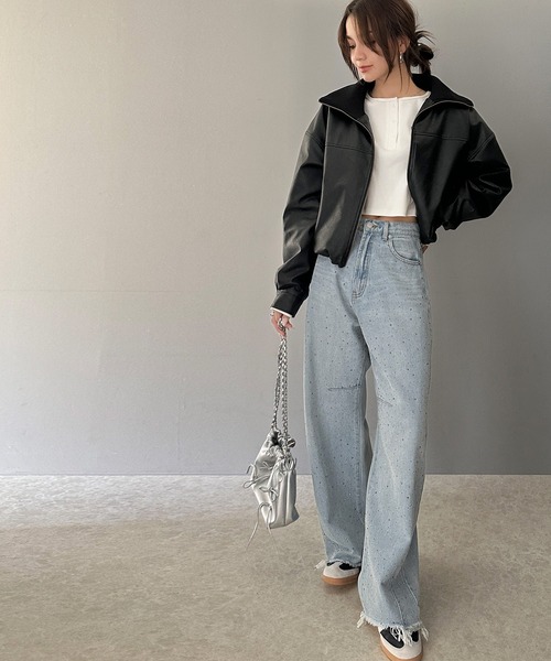 「Java」 ブルゾン SMALL ブラック レディース_画像7