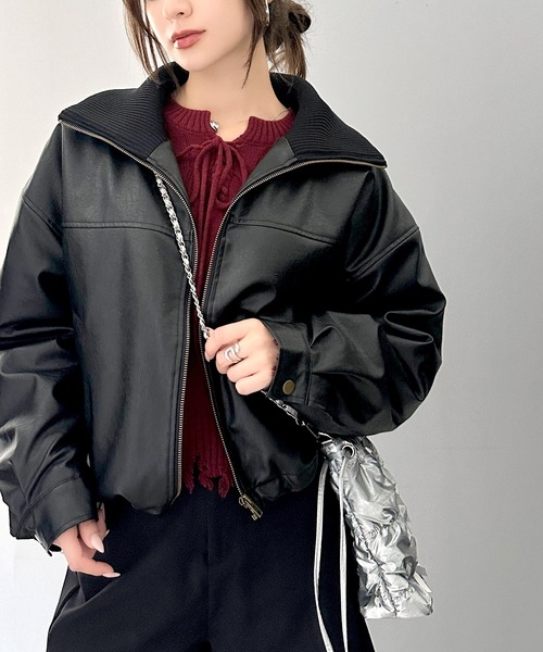 「Java」 ブルゾン SMALL ブラック レディース_画像9