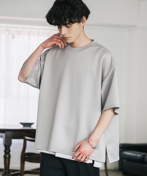 Rocky Monroe tシャツ 接触冷感 オーバーサイズサイドスリット