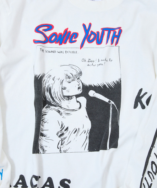 Insonnia Projects / SONIC YOUTH プリントTシャツ オルタナティブロックの退廃を封じ込めた INSONNIA PROJECTS の