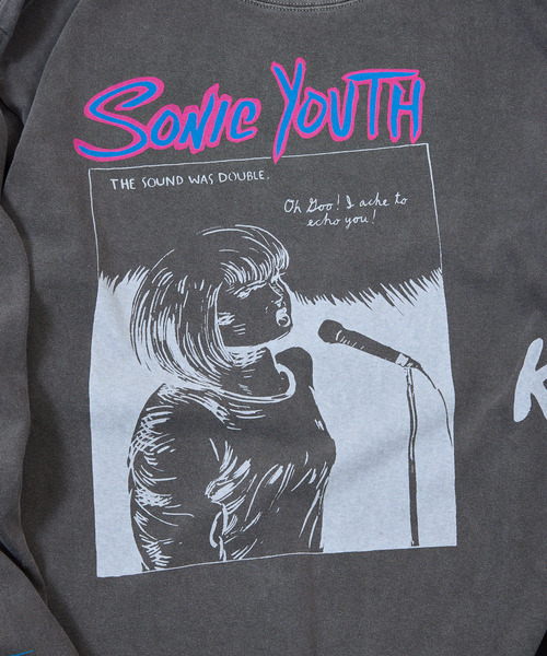 Sonic Youth Insomnia Tシャツ グレー Amazon | [オソマロ] [ソニックユース]SONIC YOUTH Tシャツ Goo