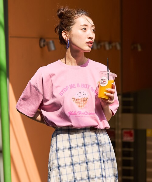 FREAK'S STORE tシャツ 限定展開 YEH ice cream フロント ロゴ