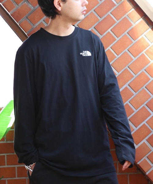 新品★男女兼用 ノースフェイス ロゴ ロング Tシャツ Ｌ THE NORTH FACE（ザ ノースフェイス） tシャツ ロゴ ロングTシャツ