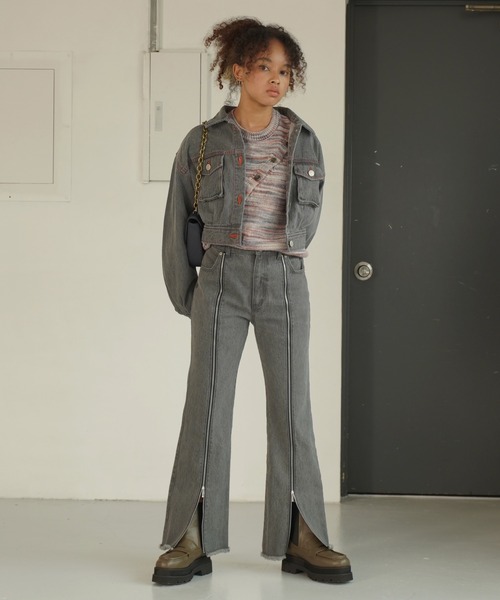 [TINA:JOJUN] Denim брюки M голубой женский 