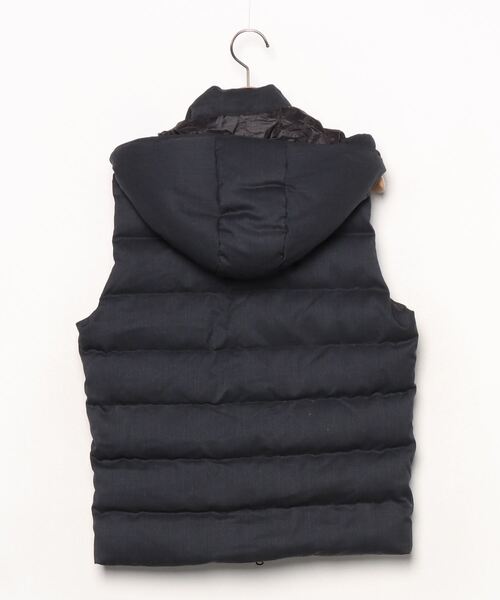 EDIFICE（エディフィス） ダウンベスト 44 ブラック メンズ : ZOZOTOWN