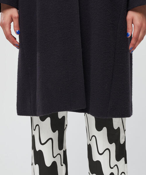 TOMORROWLAND（トゥモローランド） ノーカラーコート FREE ネイビー