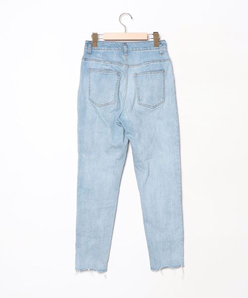 [Re:EDIT] обработка Denim брюки MEDIUM голубой женский 
