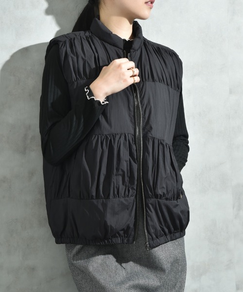 INTERPLANET（インタープラネット） ダウンベスト ベスト ティアード