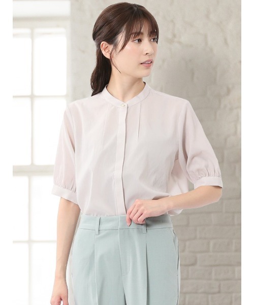 m.f.editorial ブラウス シャツ 「抗菌防臭ウォッシャブル」m.f.