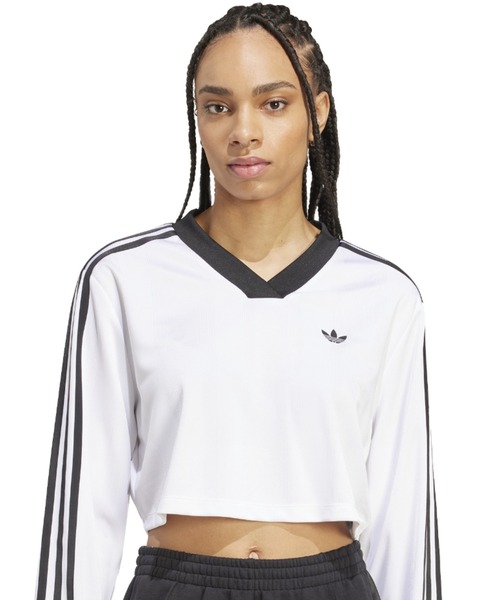 adidas tシャツ JACQUARD LS TOP / アディダス ジャガード