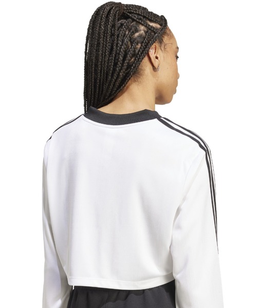 tシャツ adidas JACQUARD LS TOP / アディダス ジャガード ロング スリーブ トップ レディース adidas tシャツ JACQUARD LS TOP / アディダス ジャガード