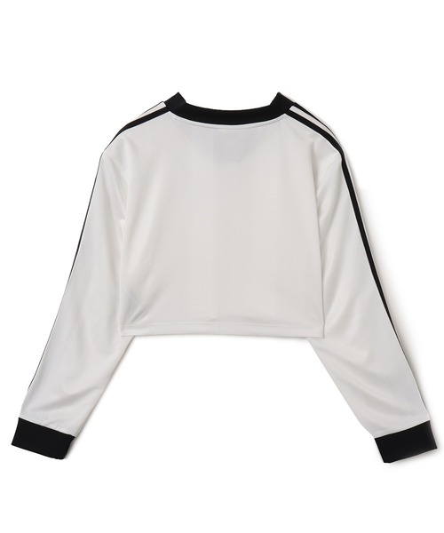 tシャツ adidas アディダス W JACQUARD LS TOP ロングスリーブ JV9740 WHITE/BLACK レディース adidas tシャツ JACQUARD LS TOP / アディダス ジャガード