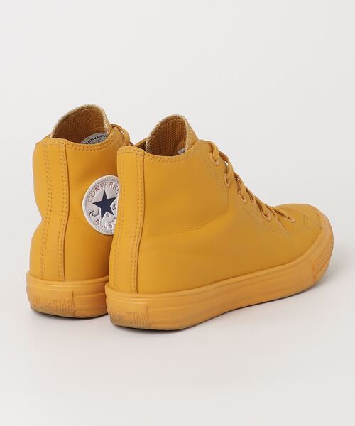 「CONVERSE」 ハイカットスニーカー 24.5cm イエロー レディース