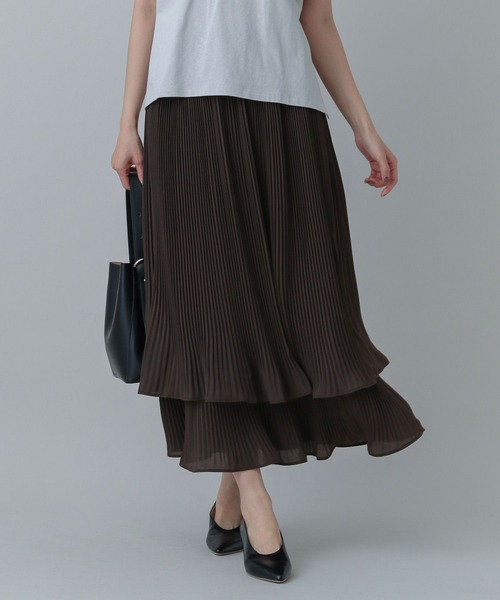 GLOBAL WORK（グローバルワーク） スカート MATINEE LINE/プリーツ