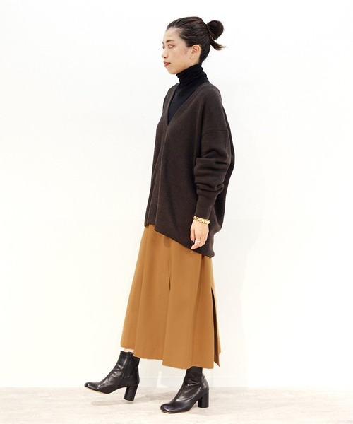 VERMEIL par iena 「VERMEIL iena」 フレアスカート 38 パープル