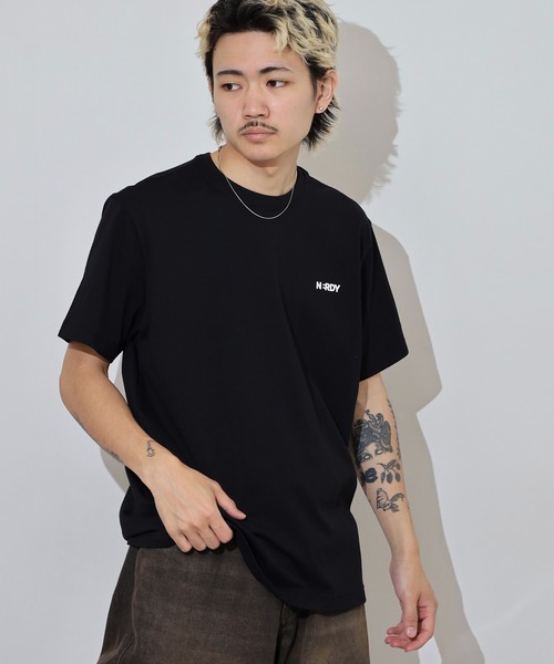 [韓国人気] NERDY★Tomboy Nero Pigment T-shirt★半袖 Tシャツ 韓国人気] NERDY☆Tomboy Nero Pigment T-shirt☆半袖 Tシャツ