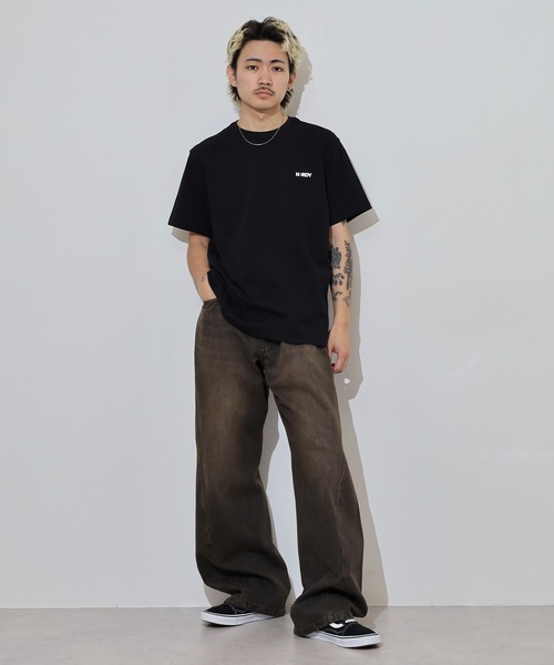 NERDY 公式正規品 ブランク スモールロゴ 半袖 Tシャツ NERDY tシャツ ブレンク スモール ロゴ 半袖 Tシャツ 2パック