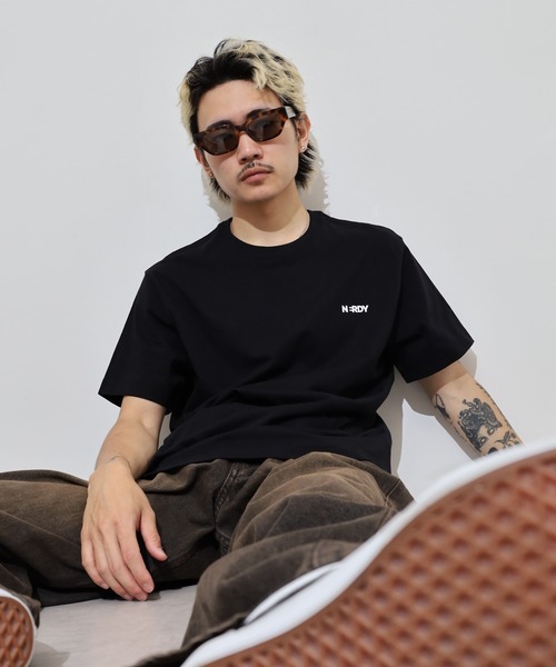 NERDY tシャツ ブレンク スモール ロゴ 半袖 Tシャツ 2パック