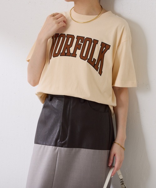 tシャツ NOR FOLK半袖ロゴT レディース