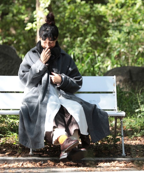 soulberry（ソウルベリー） ステンカラーコート M チャコールグレー