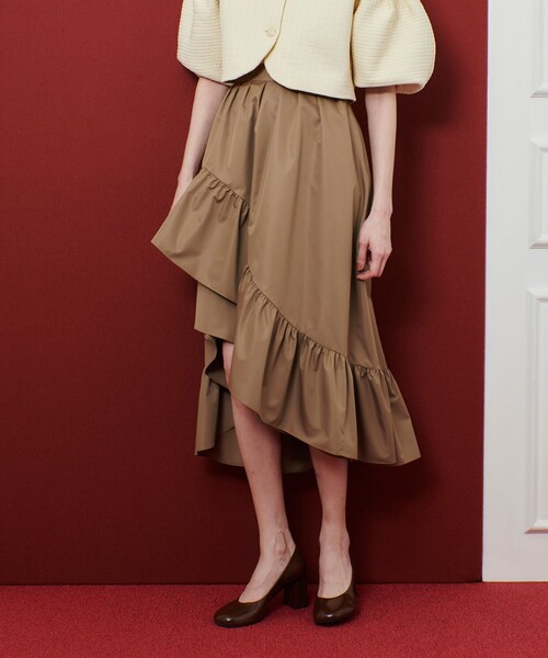 【25AW NEW】LOEWE_women / ウール アシンメトリースカート AN8325EW02733_fw_thumbM.jpg