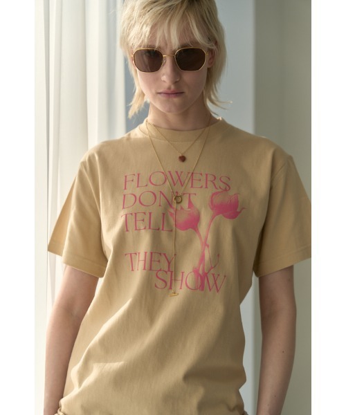 tシャツ Flower Tshirt   フラワーTシャツ レディース