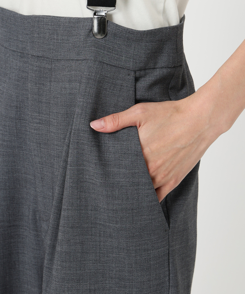 SLOBE IENA パンツ サスペンダーパンツ レディース : ZOZOTOWN