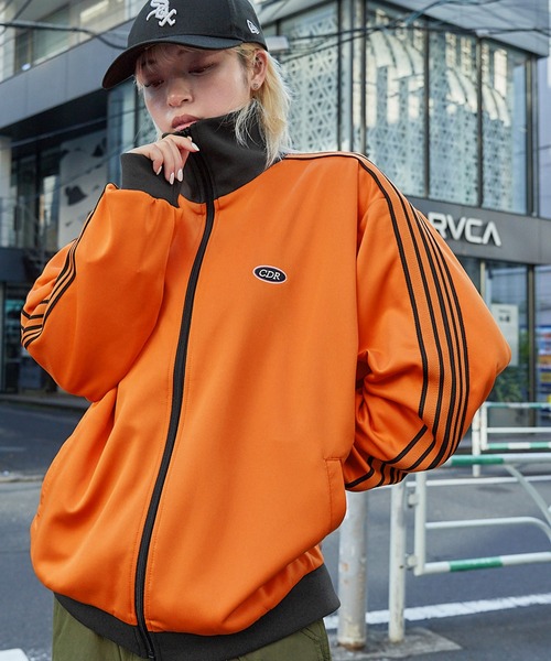 MARK&amp;LONA - 新品 ☆ MARK&amp;LONA カタログ掲載 ブルゾン レディース ジャージ素材 MARK&LONA マークアンドロナ ブルゾン ジャージ ネイビー×レッド