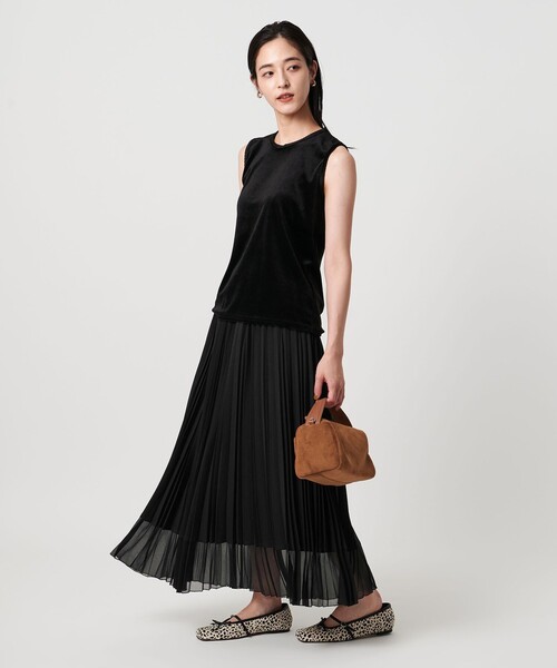 スカート　ユナイテッドアローズ UNITED ARROWS スカート シアー コンビ プリーツ : ZOZOTOWN