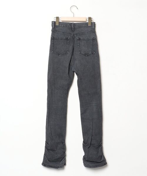 「EMODA」 加工スキニーデニムパンツ SMALL ブラック レディース
