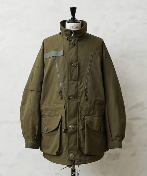 WAIPER.inc ミリタリーブルゾン X-LARGE オリーブ メンズ : ZOZOTOWN