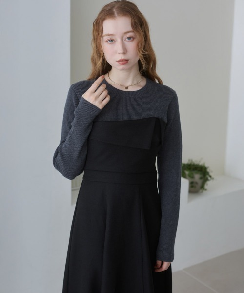 BAB（バブ） ワンピース 「S・M・Lサイズ展開」「選べるネック