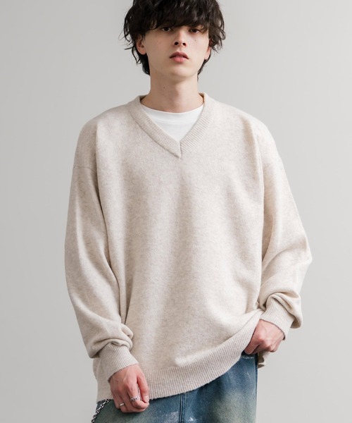 その他ブランド / Jockey/ニット・セーター(薄手)/L/ウール/GRY Rocky Monroe（ロッキーモンロー） セーター ニット オーバーサイズ