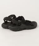 「Teva」 フラットサンダル 23cm ブラ...の詳細画像1