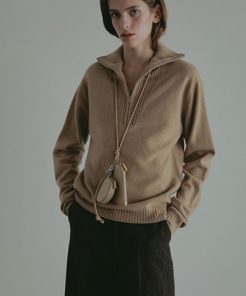 ETRE TOKYO（エトレトウキョウ） ニット セーター ハーフジップ