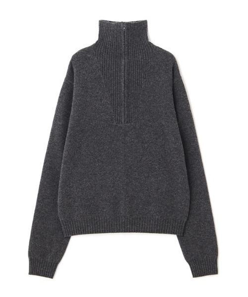 新品タグ付　ETRE TOKYOエトレトウキョウ ハーフジップ　ニット　セーター ETRE TOKYO（エトレトウキョウ） ニット ミックスヤーンハーフジップ