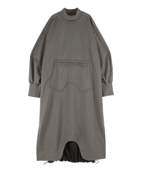 UN3D.（アンスリード） ワンピース ROUND HEM 3LAYER FLEECE OP