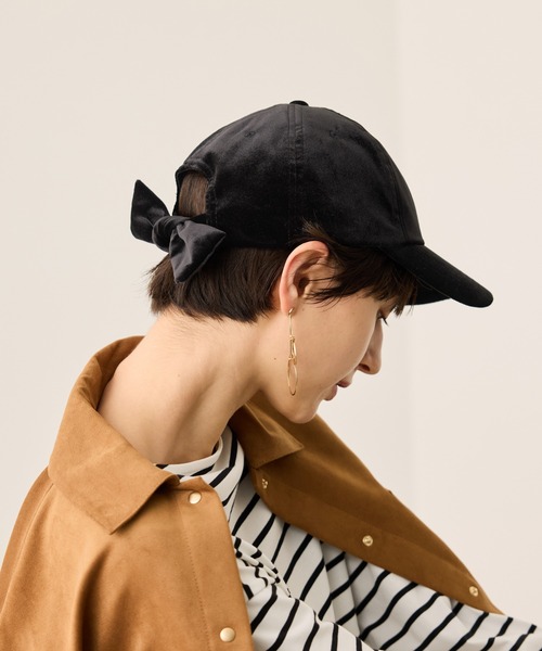 ROPE' PICNIC（ロペ ピクニック） キャップ 帽子 ベロアリボンキャップ