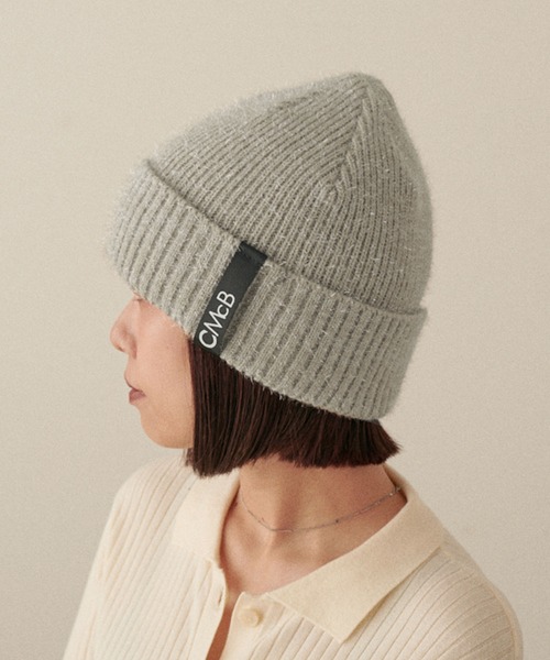 【新品未使用】wake sapporo ニットキャップ CECIL McBEE（セシルマクビー） ニット帽 ニットキャップ ラメ入り