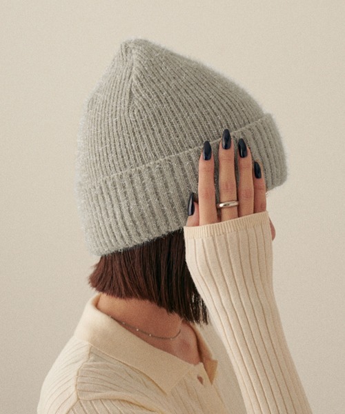 【新品未使用】wake sapporo ニットキャップ CECIL McBEE（セシルマクビー） ニット帽 ニットキャップ ラメ入り