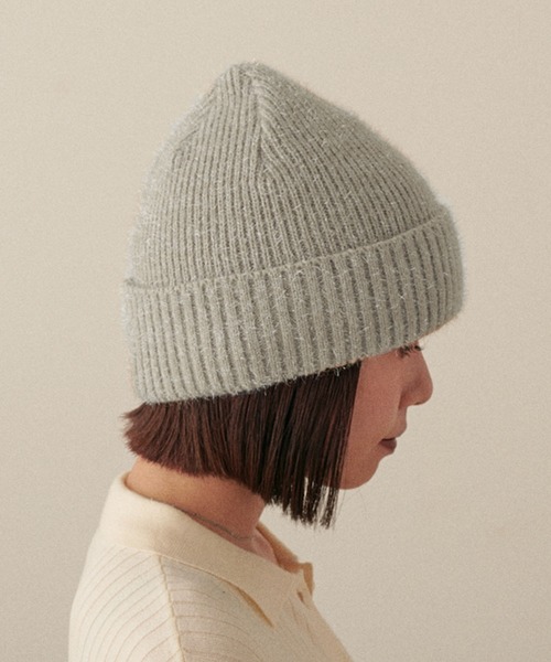 CECIL McBEE（セシルマクビー） ニット帽 ニットキャップ ラメ入り